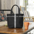 Waterproof inside women portable oxford tote bag with zipper